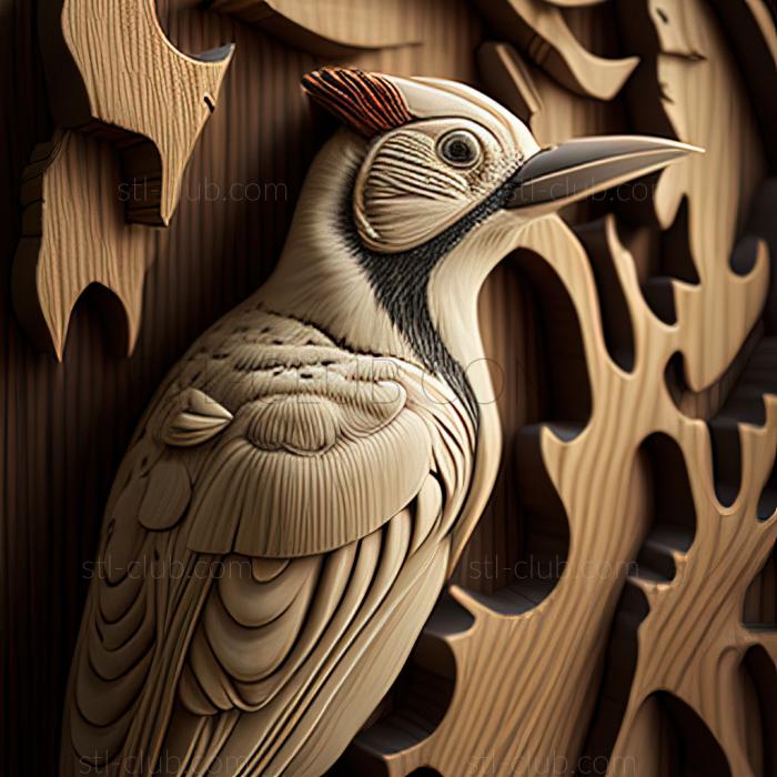 3D model st woodpecker (STL)